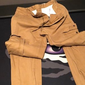Tailored Old Navy Khaki Cargo Pants
